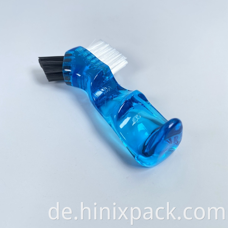 ouble Head Toothbrush Denture Oral Hygiene Denture Brush